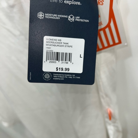 Magellan Tank Top Women’s Large Multicolor Sleeveless Polyester Whataburger Logo - Picture 4 of 14